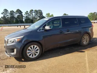 2016 Kia Sedona EX with VIN KNDMC5C18G6153615, listed as a Copart auction lot 52168235 with 154,205 mi miles and Clean Title. Bid and sale history available at carsss.com. Image 1.