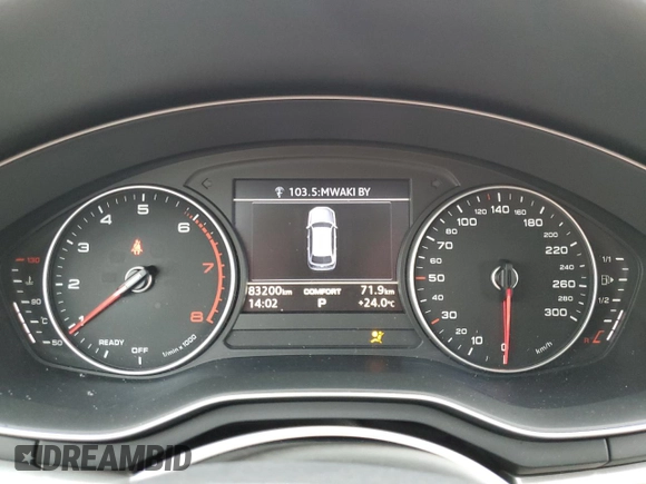 2018 Audi allroad A4 Premium with VIN WA17NAF49JA177202, listed as a Copart auction lot 62420854 with 83,200 mi miles and Clean Title. Bid and sale history available at DreamBid. Image 9.