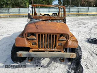1985 Jeep CJ with VIN 1JCCM87E5FT029727, listed as a Copart auction lot 71958704 with Not Provided miles and Non Repairable. Bid and sale history available at carsss.com. Image 5.
