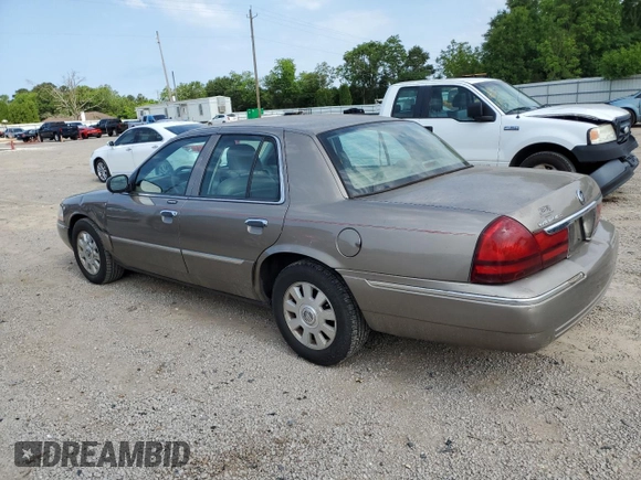 2005 Mercury Grand Marquis LS Premium z VIN 2MEFM75W65X609038, wystawiony jako Copart lot #55766005 z przebiegiem 132 136 mil mil oraz Szkoda całkowita • Salvage title. Historia ofert i sprzedaży dostępna na DreamBid. Obrazek 2.
