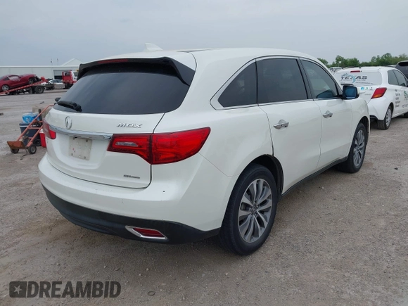 2014 Acura MDX Technology z VIN 5FRYD4H61EB016075, wystawiony jako IAAI lot #42073385 z przebiegiem 159 490 mil mil oraz . Historia ofert i sprzedaży dostępna na DreamBid. Obrazek 4.
