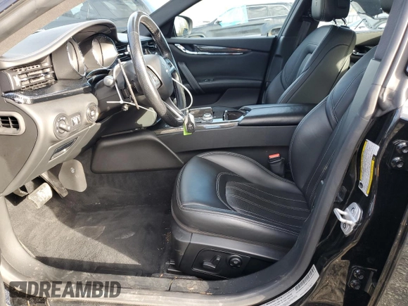 2018 Maserati Quattroporte S with VIN ZAM56YPA1J1304673, listed as a Copart auction lot 87639785 with 44,578 mi miles and Salvage Title. Bid and sale history available at carsss.com. Image 7.