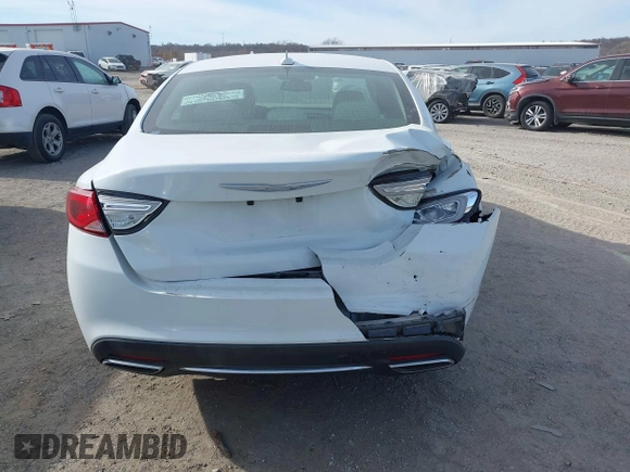 2015 Chrysler 200 C with VIN 1C3CCCCG4FN646351, listed as a IAAI auction lot 41085612 with Not Provided miles and . Bid and sale history available at carsss.com. Image 15.