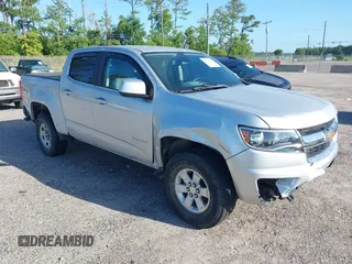 2019 Chevrolet Colorado 4WD Work Truck with VIN 1GCGTBEN4K1351819, listed as a IAAI auction lot 42572213 with Not provided miles and . Bid and sale history available at DreamBid. Image 1.