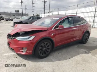 2017 Tesla Model X 90D with VIN 5YJXCDE20HF060672, listed as a Copart auction lot 78235764 with 159,128 mi miles and Salvage Title. Bid and sale history available at DreamBid. Image 1.
