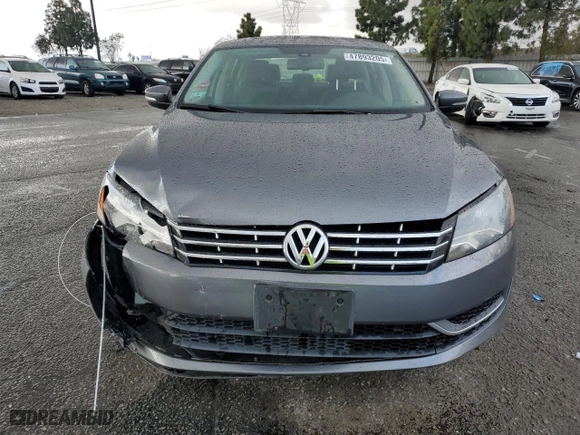 2013 Volkswagen Passat TDI SE with VIN 1VWBN7A34DC151534, listed as a Copart auction lot 47893205 with 121,441 mi miles and Salvage Title. Bid and sale history available at carsss.com. Image 5.