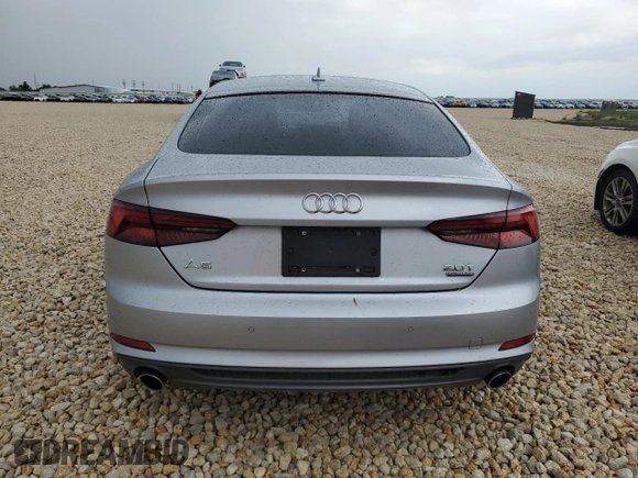 2018 Audi A5 Sportback Premium Plus with VIN WAUENCF59JA051095, listed as a Copart auction lot 73625583 with 66,170 mi miles. Bid and sale history available at carsss.com. Image 6.
