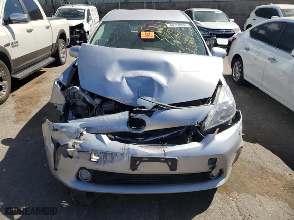 2012 Toyota Prius v Two with VIN JTDZN3EU0C3064466, listed as a Copart auction lot 48358835 with 0 mi miles and Salvage Title. Bid and sale history available at carsss.com. Image 5.