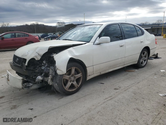 1998 Lexus GS 400 Luxury Perform Sdn with VIN JT8BH68X1W0004801, listed as a Copart auction lot 44160825 with NaN miles and Salvage Title. Bid and sale history available at carsss.com. Image 1.