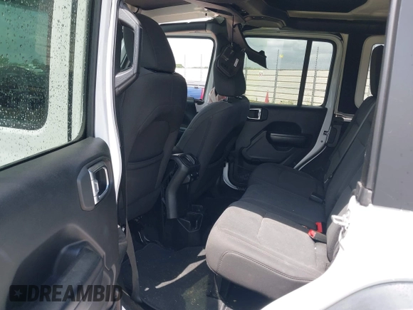 2018 Jeep Wrangler Unlimited Sport S z VIN 1C4HJXDG4JW298647, wystawiony jako IAAI lot #41930817 z przebiegiem 64 761 mil mil oraz . Historia ofert i sprzedaży dostępna na DreamBid. Obrazek 8.