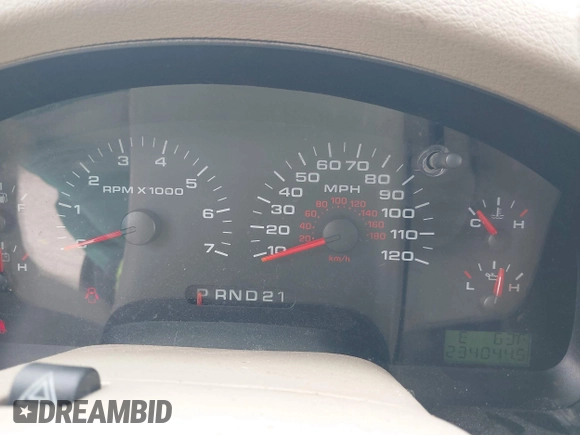 2006 Ford F-150 XLT with VIN 1FTPW14586FA64477, listed as a IAAI auction lot 42240254 with 234,044 mi miles and . Bid and sale history available at DreamBid. Image 7.