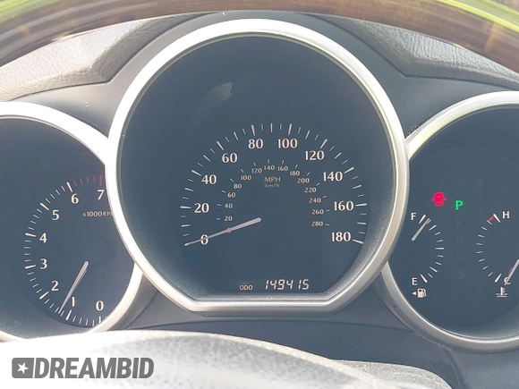 2007 Lexus SC 430 с VIN JTHFN45Y579014658, выставлен на аукционе IAAI как лот 42123530 с пробегом 149 415 миль миль и . История ставок и продаж доступна на DreamBid. Изображение 7.