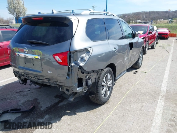2020 Nissan Pathfinder SV with VIN 5N1DR2BN8LC618595, listed as a IAAI auction lot 41900514 with 55,490 mi miles. Bid and sale history available at carsss.com. Image 4.