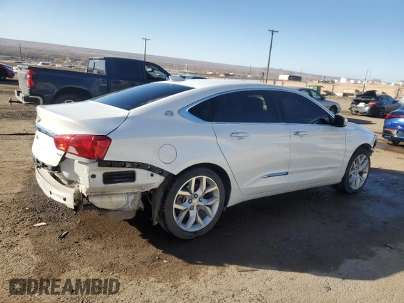 2015 Chevrolet Impala LTZ with VIN 1G1155SL1FU132804, listed as a Copart auction lot 43442135 with 100,018 mi miles and Salvage Title. Bid and sale history available at DreamBid. Image 3.