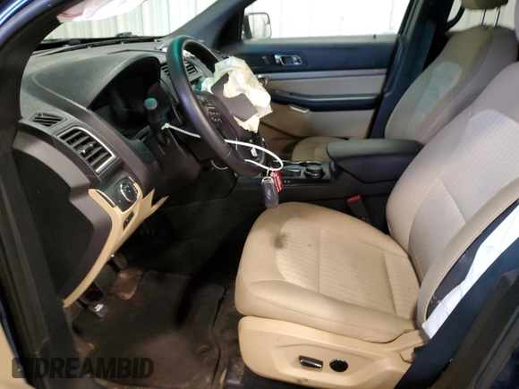 2017 Ford Explorer with VIN 1FM5K8B89HGA99496, listed as a Copart auction lot 43868005 with Not provided miles and Non repairable. Bid and sale history available at DreamBid. Image 7.