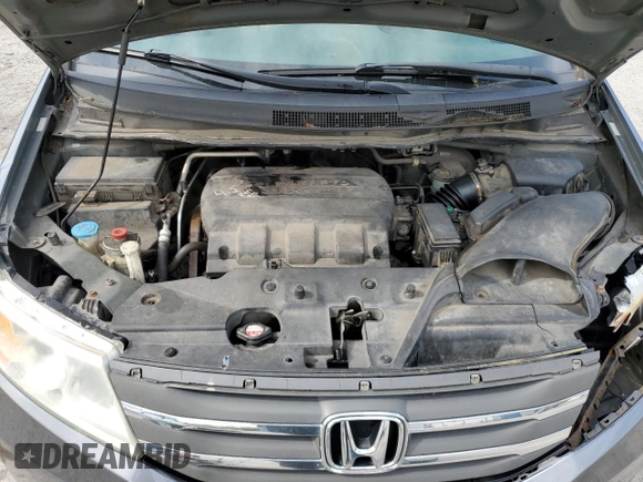 2011 Honda Odyssey EX-L with VIN 5FNRL5H6XBB002136, listed as a Copart auction lot 55162645 with 172,425 mi miles and Salvage Title. Bid and sale history available at DreamBid. Image 12.