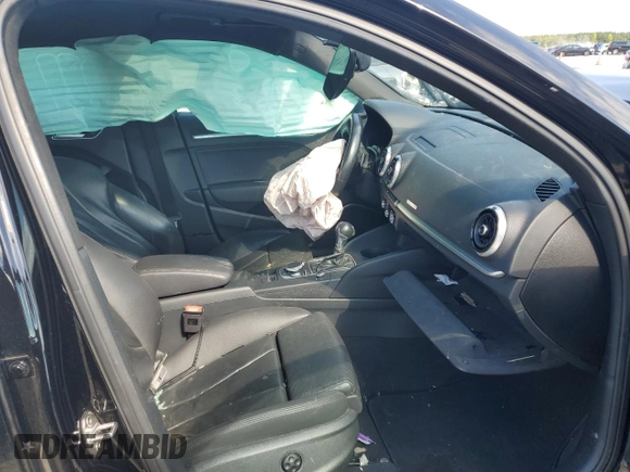 2017 Audi A3 Sedan Premium Plus with VIN WAUGUGFF4H1041189, listed as a Copart auction lot 70679594 with Not Provided miles and Salvage Title. Bid and sale history available at carsss.com. Image 7.