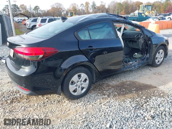 2018 Kia Forte LX with VIN 3KPFK4A72JE246449, listed as a IAAI auction lot 41096242 with 92,539 mi miles. Bid and sale history available at carsss.com. Image 4.