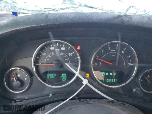 2016 Jeep Wrangler Unlimited Sahara with VIN 1C4BJWEG6GL301301, listed as a Copart auction lot 54362595 with 110,295 mi miles and Salvage title. Bid and sale history available at DreamBid. Image 9.