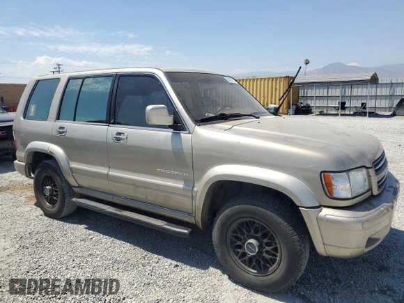 2002 Isuzu Trooper S z VIN JACDS58X527J08603, wystawiony jako Copart lot #63357674 z przebiegiem 218 282 mil mil oraz Szkody całkowita. Historia ofert i sprzedaży dostępna na DreamBid. Obrazek 4.