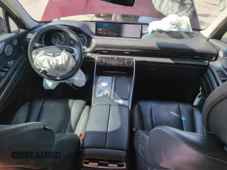 2021 Genesis GV80 with VIN KMUHCESC4MU040334, listed as a Copart auction lot 53325965 with 70,408 mi miles and Salvage title. Bid and sale history available at DreamBid. Image 8.