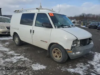 2002 Chevrolet Astro Cargo Van with VIN 1GCDL19X62B131620, listed as a Copart auction lot 86748144 with 0 mi miles and Salvage Title. Bid and sale history available at carsss.com. Image 4.
