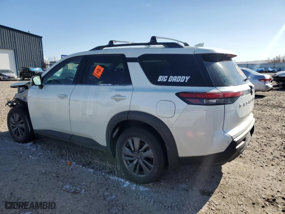 2023 Nissan Pathfinder SV with VIN 5N1DR3BC7PC231160, listed as a Copart auction lot 42936395 with 40,560 mi miles and Salvage Title. Bid and sale history available at carsss.com. Image 2.