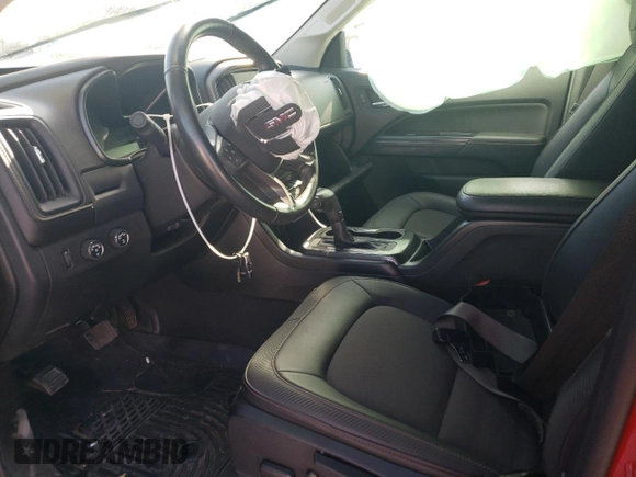 2021 GMC Canyon 4WD AT4 w/Cloth with VIN 1GTG6FEN2M1224875, listed as a Copart auction lot 77651494 with 81,495 mi miles and Salvage Title. Bid and sale history available at carsss.com. Image 7.