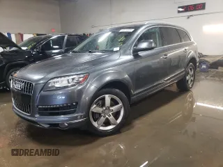 2015 Audi Q7 Premium z VIN WA1CGAFE0FD025722, wystawiony jako Copart lot #48874585 z przebiegiem 105 663 mil mil oraz Szkoda całkowita • Salvage title. Historia ofert i sprzedaży dostępna na DreamBid. Obrazek 1.