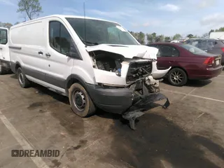 2015 Ford Transit Cargo with VIN 1FTNE1YM6FKA97397, listed as a IAAI auction lot 41965624 with 249,447 mi miles. Bid and sale history available at carsss.com. Image 1.