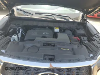 2022 Infiniti QX60 Sensory with VIN 5N1DL1GS9NC330355, listed as a Copart auction lot 61104205 with 31,248 mi miles and Salvage title. Bid and sale history available at DreamBid. Image 12.