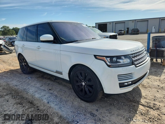 2017 Land Rover Range Rover HSE with VIN SALGS2FV7HA348853, listed as a Copart auction lot 63279935 with 126,204 mi miles and Clean title. Bid and sale history available at DreamBid. Image 4.