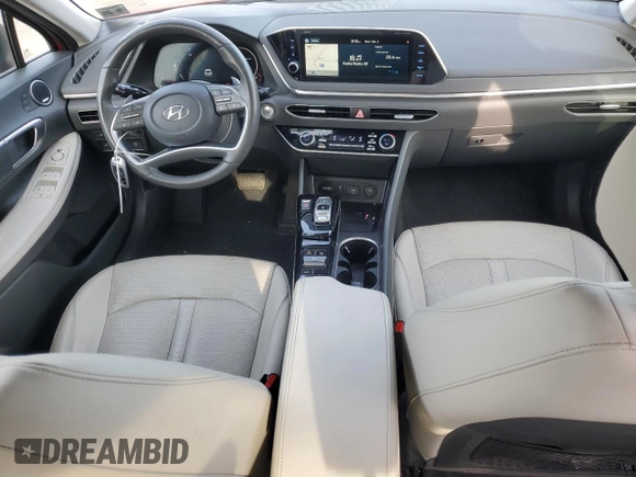 2020 Hyundai Sonata Hybrid Limited with VIN KMHL54JJ1LA012830, listed as a Copart auction lot 43730775 with 61,717 mi miles and Salvage Title. Bid and sale history available at carsss.com. Image 8.