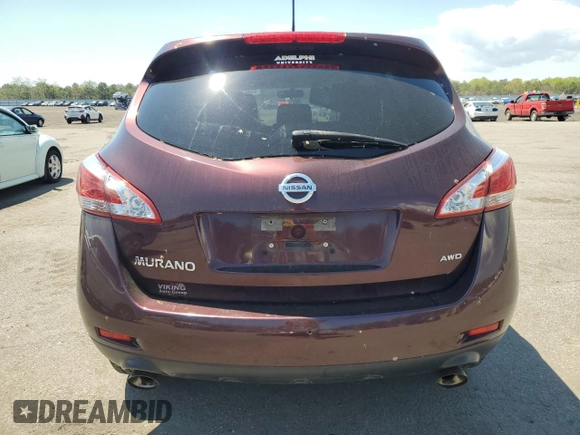 2014 Nissan Murano S with VIN JN8AZ1MWXEW500626, listed as a Copart auction lot 55884555 with 153,977 mi miles and Clean Title. Bid and sale history available at DreamBid. Image 6.