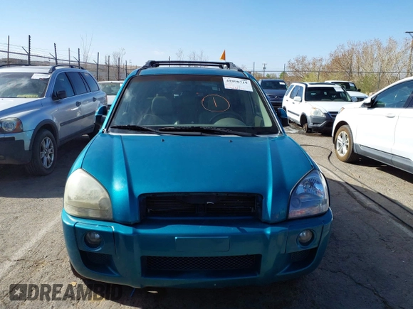 2006 Hyundai Tucson GLS with VIN KM8JN12D86U437446, listed as a IAAI auction lot 41898719 with 216,247 mi miles. Bid and sale history available at carsss.com. Image 12.
