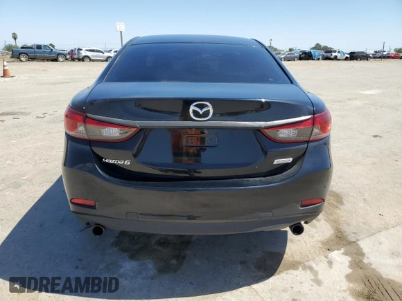 2016 Mazda 6 i Sport with VIN JM1GJ1U59G1479983, listed as a Copart auction lot 52688105 with 158,371 mi miles and Salvage Title. Bid and sale history available at DreamBid. Image 6.