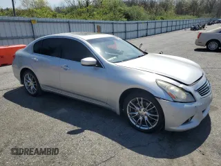 2010 Infiniti G37 x with VIN JN1CV6AR4AM252927, listed as a Copart auction lot 54189875 with 214,373 mi miles and Salvage Title. Bid and sale history available at carsss.com. Image 4.