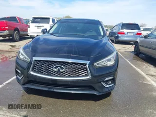 2018 Infiniti Q50 3.0t LUXE with VIN JN1EV7AP2JM351176, listed as a IAAI auction lot 41837214 with 125,535 mi miles. Bid and sale history available at carsss.com. Image 12.