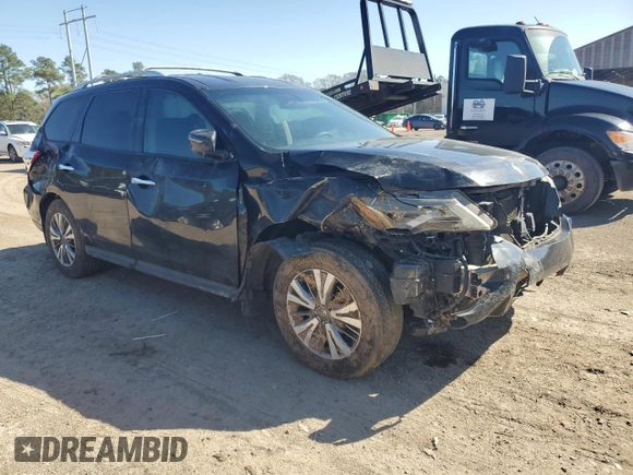 2018 Nissan Pathfinder SV with VIN 5N1DR2MNXJC628295, listed as a Copart auction lot 48400145 with 194,549 mi miles and Salvage title. Bid and sale history available at DreamBid. Image 4.