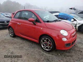 2014 FIAT 500 Sport with VIN 3C3CFFBR9ET293017, listed as a Copart auction lot 48954495 with 108,270 mi miles and Clean Title. Bid and sale history available at carsss.com. Image 4.
