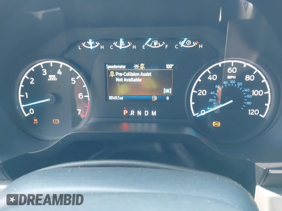 2022 Ford F-150 XL with VIN 1FTFW1E57NFB47648, listed as a IAAI auction lot 42587449 with 38,149 mi miles and . Bid and sale history available at DreamBid. Image 7.