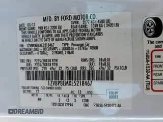 2014 Ford Mustang V6 z VIN 1ZVBP8EMXE5218467, wystawiony jako Copart lot #43163375 z przebiegiem 47 820 mil mil oraz Nie do naprawy • Non repairable. Historia ofert i sprzedaży dostępna na DreamBid. Obrazek 14.