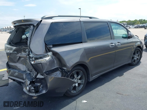 2015 Toyota Sienna SE with VIN 5TDXK3DC2FS552698, listed as a IAAI auction lot 42253119 with 110,710 mi miles and . Bid and sale history available at DreamBid. Image 4.
