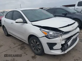 2023 Kia Rio S with VIN 3KPA24AD3PE542301, listed as a IAAI auction lot 41364553 with 35,204 mi miles. Bid and sale history available at carsss.com. Image 1.