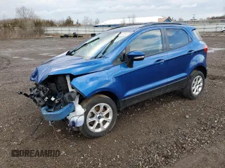 2022 Ford EcoSport SE with VIN MAJ6S3GL4NC463843, listed as a Copart auction lot 49912055 with 29,228 mi miles and Salvage Title. Bid and sale history available at carsss.com. Image 1.