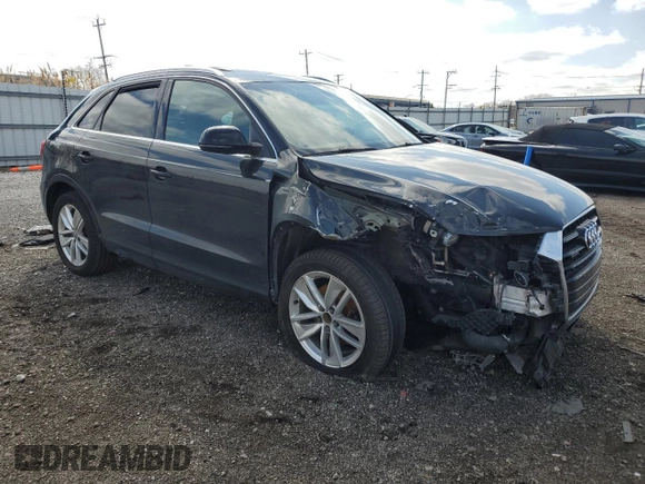 2016 Audi Q3 Premium Plus with VIN WA1EFCFS9GR013389, listed as a Copart auction lot 50826175 with 70,716 mi miles and Salvage title. Bid and sale history available at DreamBid. Image 4.
