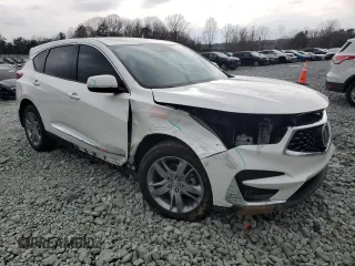 2021 Acura RDX w/Advance Package with VIN 5J8TC1H77ML019498, listed as a Copart auction lot 49355645 with 53,990 mi miles and Salvage Title. Bid and sale history available at carsss.com. Image 4.