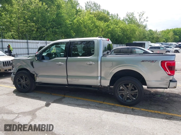 2021 Ford F-150 XL with VIN 1FTFW1E85MFC25658, listed as a IAAI auction lot 42340528 with 85,734 mi miles and . Bid and sale history available at DreamBid. Image 15.