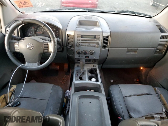 2005 Nissan Titan SE with VIN 1N6AA07AX5N533450, listed as a Copart auction lot 87475884 with Not Provided miles and Salvage Title. Bid and sale history available at DreamBid. Image 8.