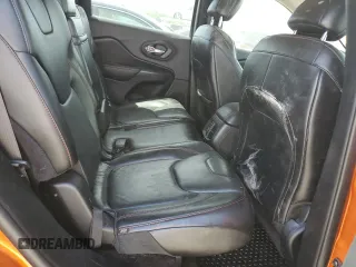 2015 Jeep Cherokee Trailhawk with VIN 1C4PJMBS5FW523019, listed as a Copart auction lot 55527955 with 107,503 mi miles and Salvage title. Bid and sale history available at DreamBid. Image 11.
